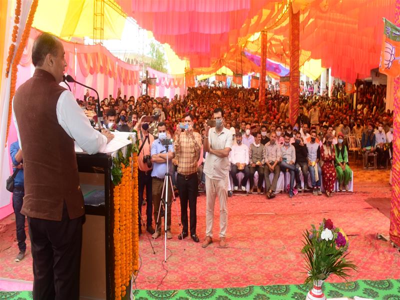 मुख्यमंत्री ने करसोग विधानसभा क्षेत्र में 55 करोड़ रूपये की परियोजनाओं के उद्घाटन व शिलान्यास किए