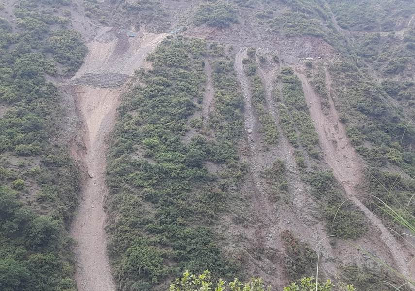 राष्ट्रीय राजमार्ग 707 पर कार्य कर रही कंपनियों को वन विभाग की तरफ से बड़ा झटका