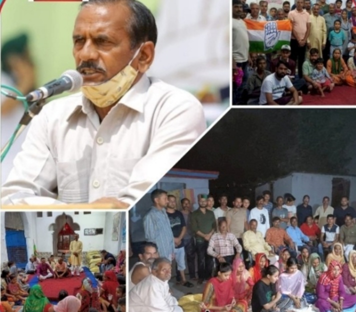 कांग्रेस कार्यकाल में हुए विकास कार्यों के फीते काट रहे ऊर्जा मंत्री : जगदीश चौधरी