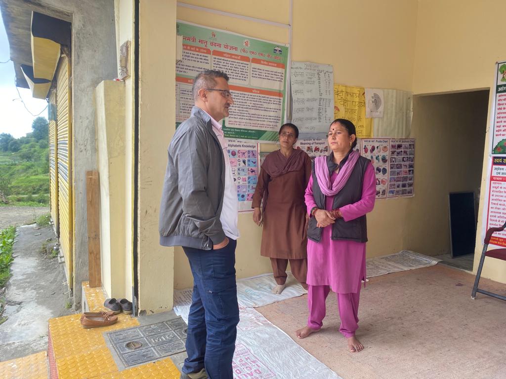 उपायुक्त ने आज अपने राजगढ़ प्रवास के दौरान किया निरीक्षण