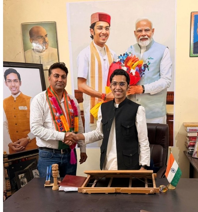 कांग्रेस के वरिष्ठ नेता संदीप शर्मा भाजपा में शामिल