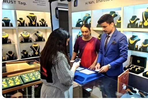 चार दिन के लिए नाहन में सजा आभूषणों का भव्य संसार