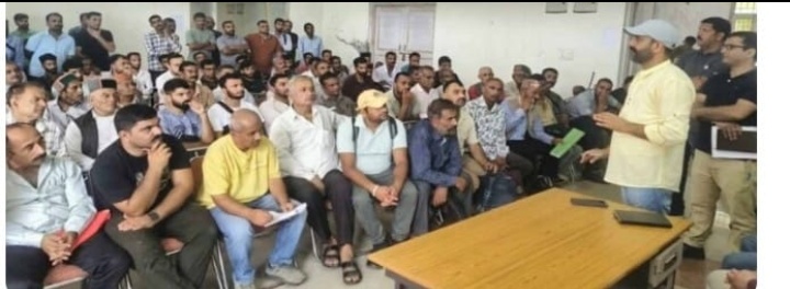 रेणुका बांध विस्थापितों ने फिर जताया योगी ठाकुर पर भरोसा, फिर बने महासचिव