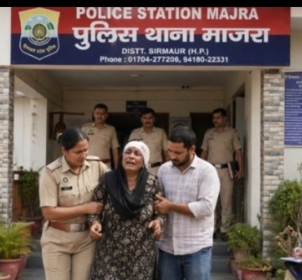 पांवटा साहिब के क्यारदा में बेटे ने मां पर किया दराट से किया हमला, माजरा पुलिस में मामला दर्ज