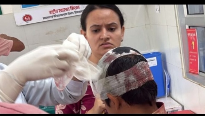 लगनू स्कूल में छत का प्लास्टर गिरा, चौथी कक्षा की छात्रा घायल